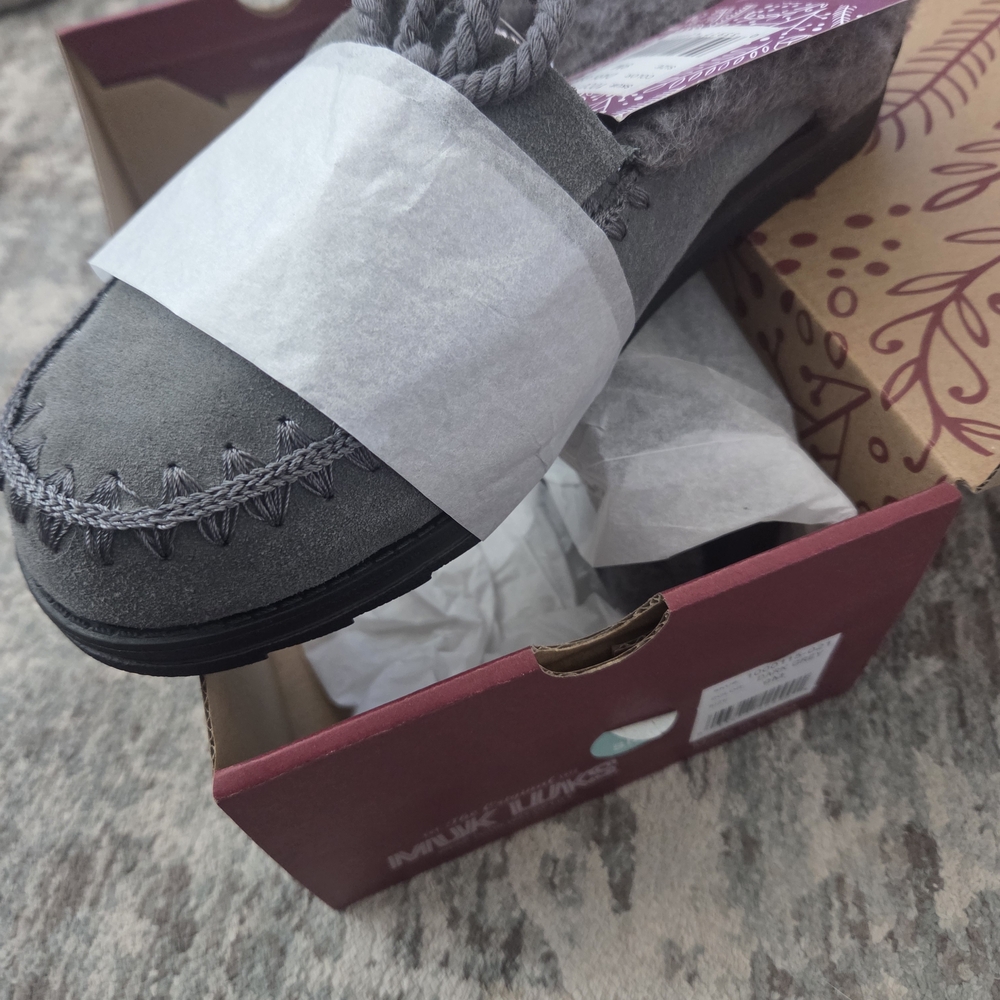 Muk Luks Gray Women's Slippers